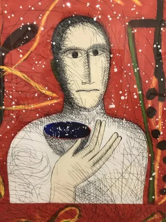 Radierung Und Aquatinta Paladino - Botanico