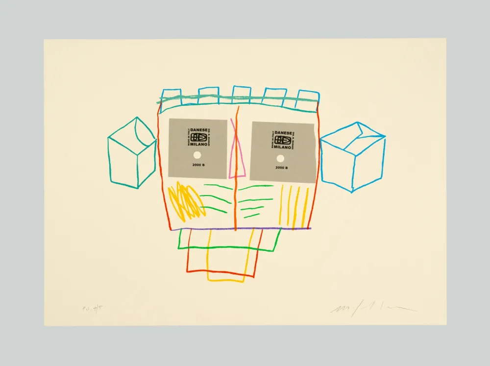 Siebdruck Paladino - I volti