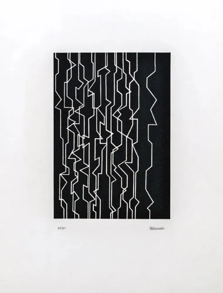 Lithographie Palazuelo - Musica I