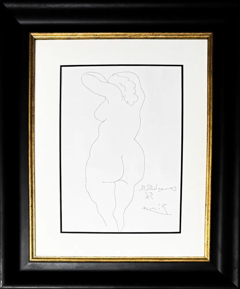 Stich Picasso - Femme vue de Dos