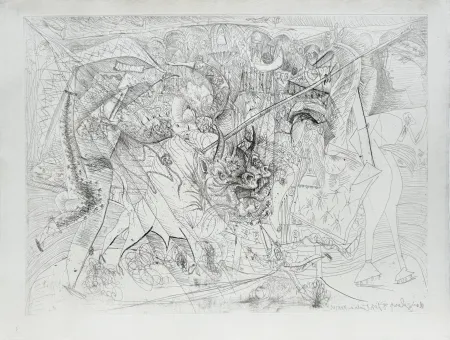 Radierung Picasso - La Grande Corrida