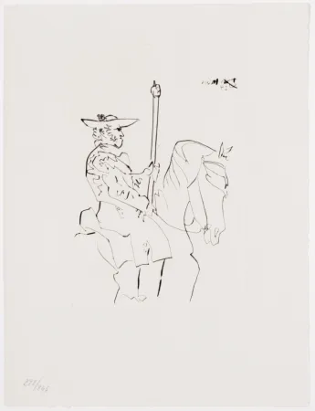 Stich Picasso - Picador au Repos