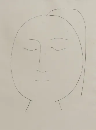 Radierung Picasso - Untitled 