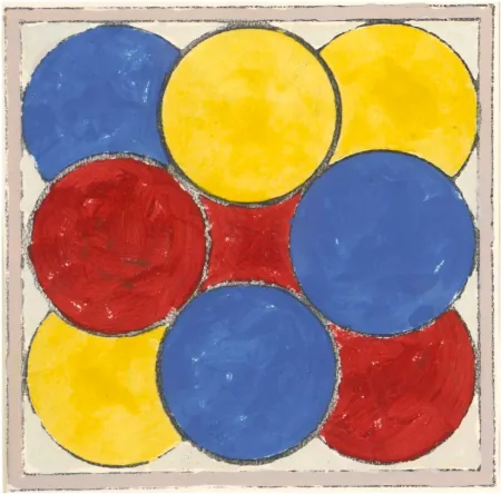 Keine Technische Pincemin - Gouache sur papier 