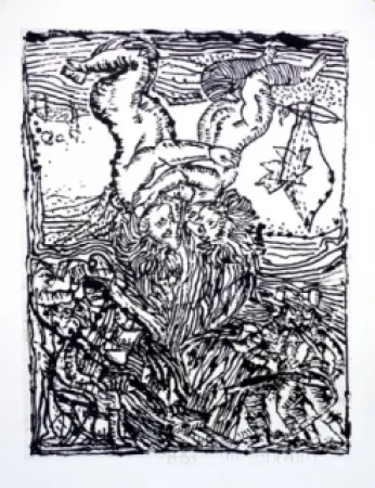 Aquatinta Pincemin - Sans titre