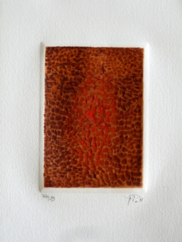 Radierung Und Aquatinta Piza - Terre brulée