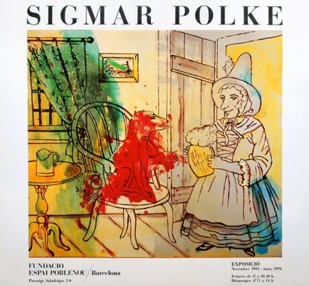 Plakat Polke - Exhibition Poster Espai Poblenou