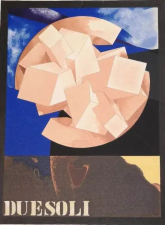 Lithographie Pomodoro - DUE SOLI