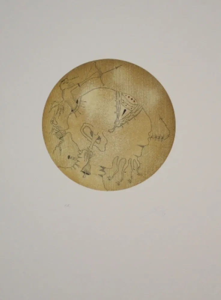 Radierung Und Aquatinta Ponç - Amorfo