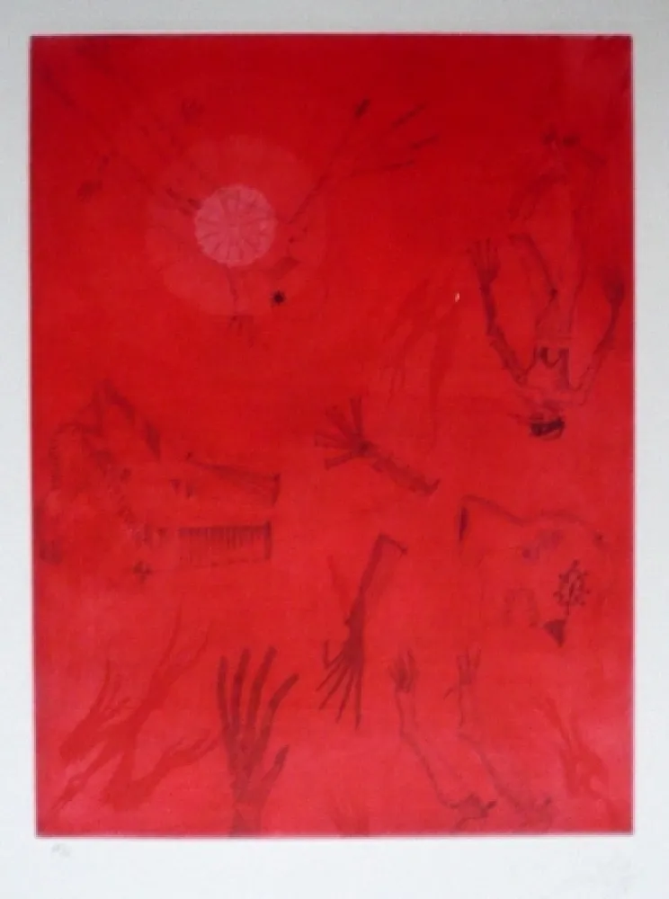 Radierung Und Aquatinta Ponç - Apocalypse