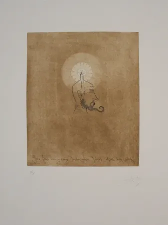 Radierung Und Aquatinta Ponç - Loco