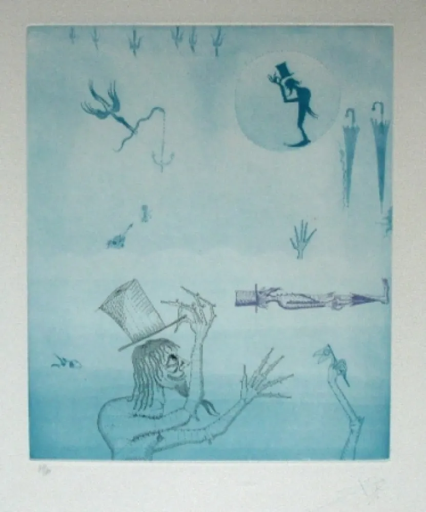 Radierung Und Aquatinta Ponç - Mer intérieure