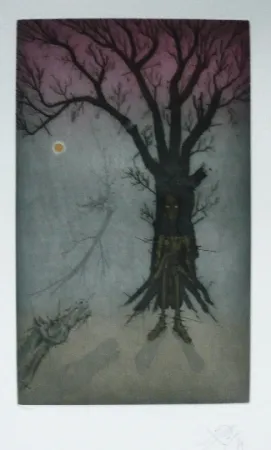 Radierung Und Aquatinta Ponç - Quichotte 4