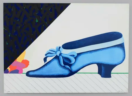 Siebdruck Pozzati - Due passi en plen air