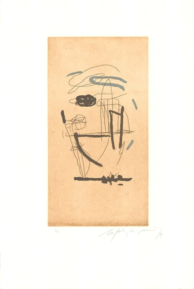 Radierung Und Aquatinta Ràfols Casamada - Barris Extrems-1