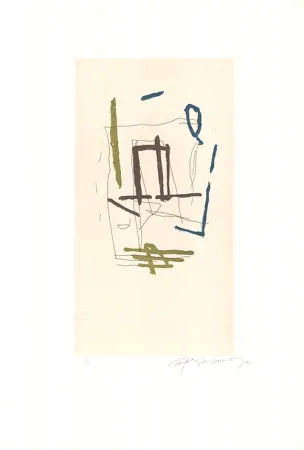 Radierung Und Aquatinta Ràfols Casamada - Barris Extrems-3