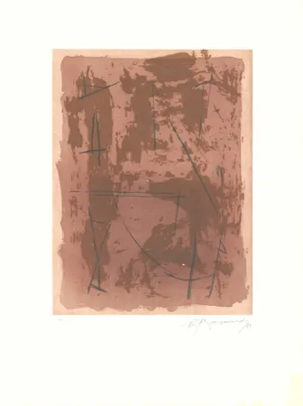 Radierung Und Aquatinta Ràfols Casamada - Circ-1