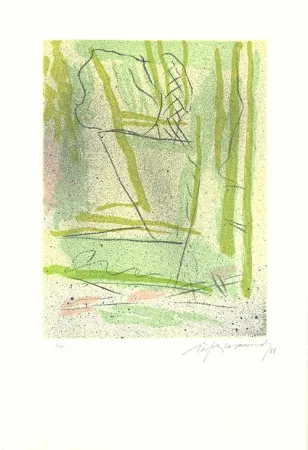 Radierung Und Aquatinta Ràfols Casamada - Floral-3