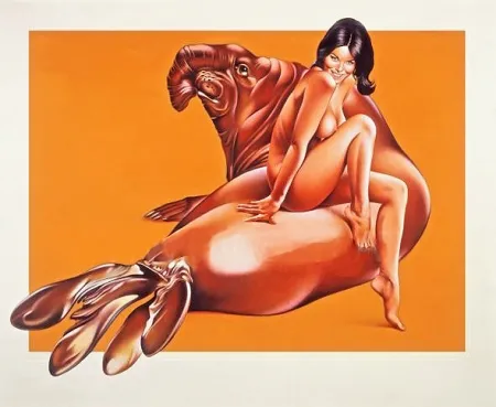 Lithographie Ramos - Elephant Seal