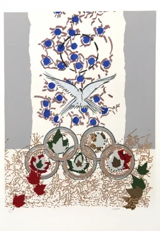 Siebdruck Riopelle - Dove of Peace