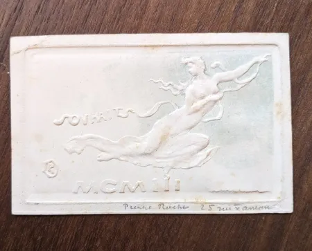 Keine Technische Roche - Souhaits (greeting card for new year, 1903)