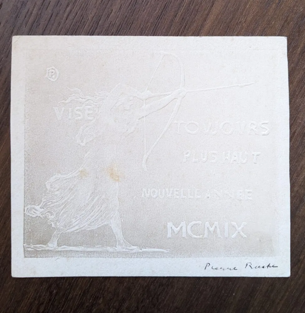 Keine Technische Roche - Vise toujours plus haut... (new year's greeting card)