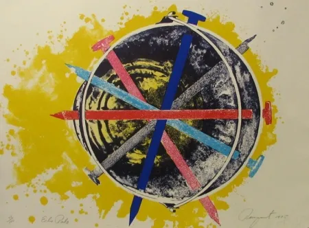 Siebdruck Rosenquist - Echo Pale