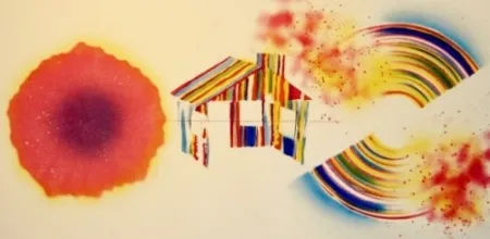 Radierung Und Aquatinta Rosenquist - Hot Lake (State I)