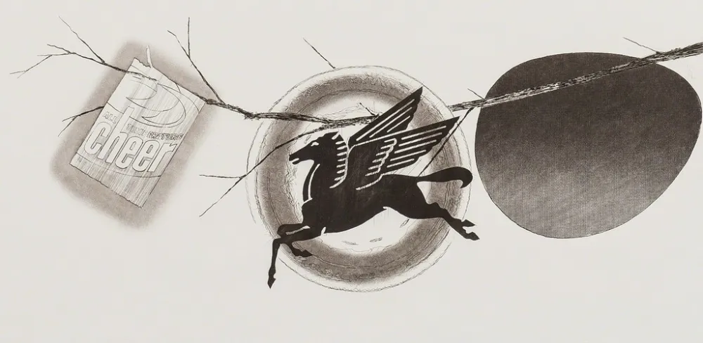 Radierung Und Aquatinta Rosenquist - Spring cheer (second state)