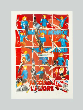 Siebdruck Rotella - Facciamo l'amore