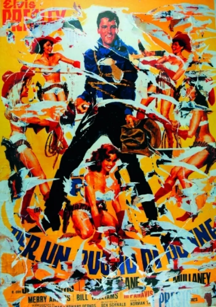 Siebdruck Rotella - Per un pugno di donne