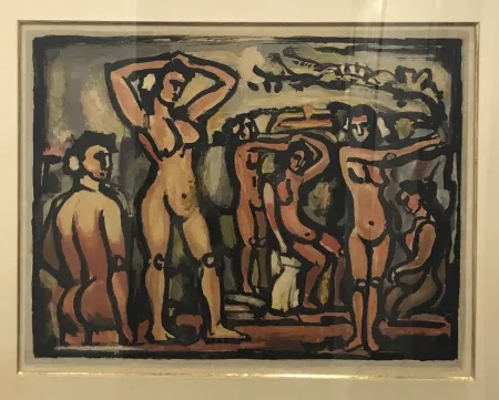 Radierung Und Aquatinta Rouault - Automne (Autumn)