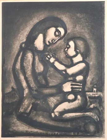 Aquatinta Rouault - Bella Matribus Detestata