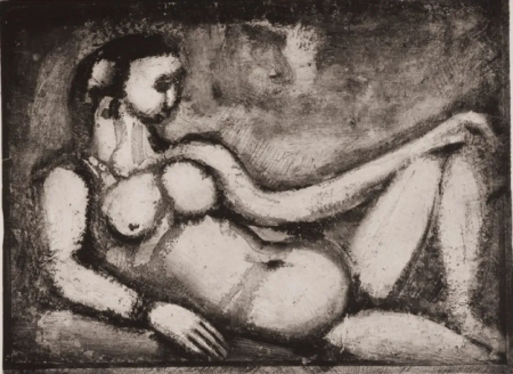 Aquatinta Rouault - Remords Posthume