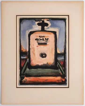 Aquatinta Rouault - Tombeau