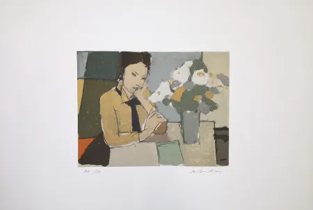 Siebdruck Salvadori - Busto di Flora