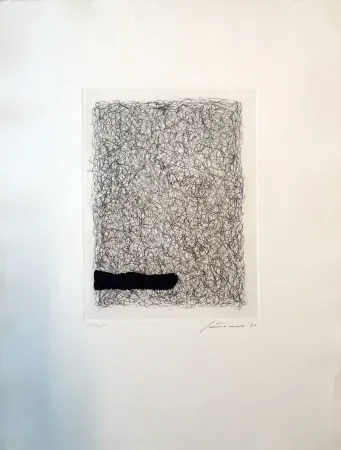 Radierung Santomaso - Composizione 2