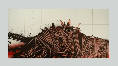 Siebdruck Scanavino - Tramature (F)