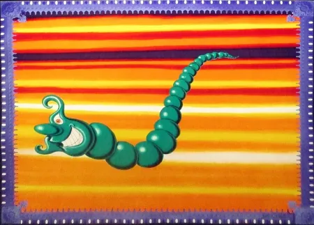 Siebdruck Scharf - Jade Pea God