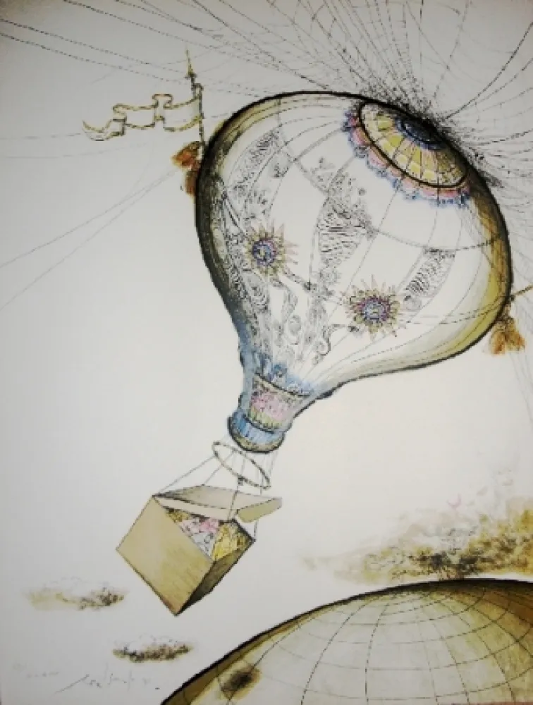 Lithographie Searle - It's in the wind