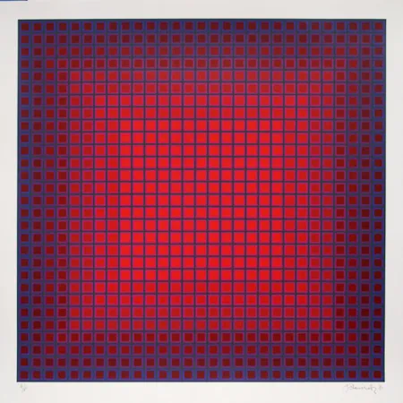 Siebdruck Stanczak - Compounded Red