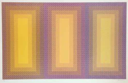 Siebdruck Stanczak - Tempo of Three