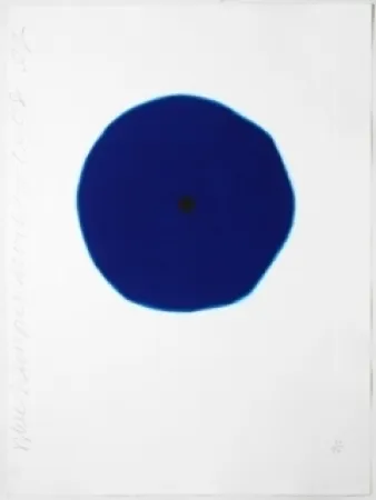 Radierung Und Aquatinta Sultan - Blue Trumpet 