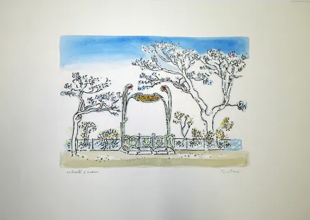 Radierung Tamburi - Metropolitana