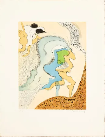 Radierung Und Aquatinta Tanning - En chair et en or