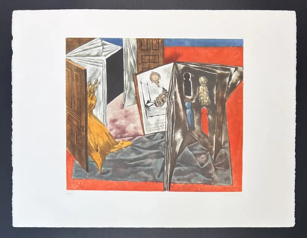 Radierung Und Aquatinta Tanning - Lettre d'Amour