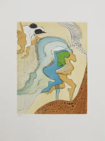 Radierung Und Aquatinta Tanning - Midi et demi