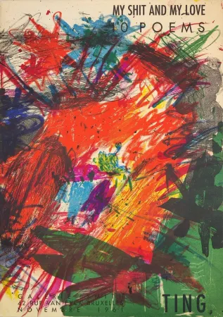 Illustriertes Buch Ting - My Shit and my love. 10 Poems. 