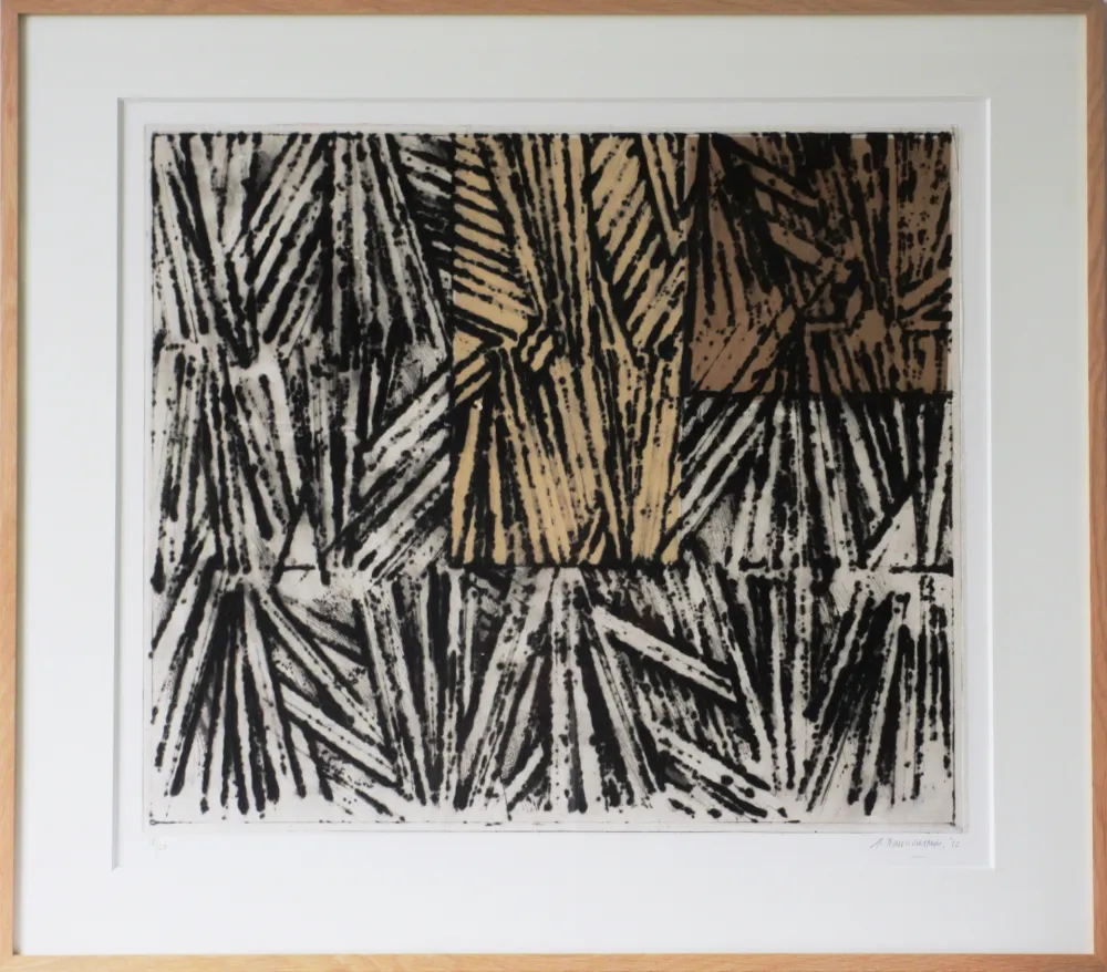 Radierung Und Aquatinta Titus Carmel - Brisée II (Sur la route de la soie)