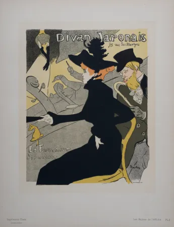 Lithographie Toulouse-Lautrec - Le Divan Japonais, Les Maitres de L’Affiche, 1896